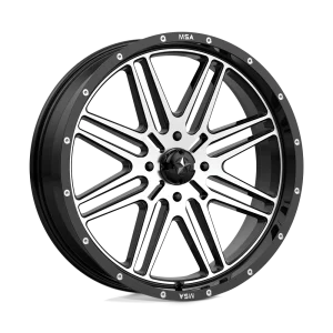 MSA Offroad Wheels – M38 BRUTE – Black – 22″x7″ 10mm – Summer Wheels – M38-022737